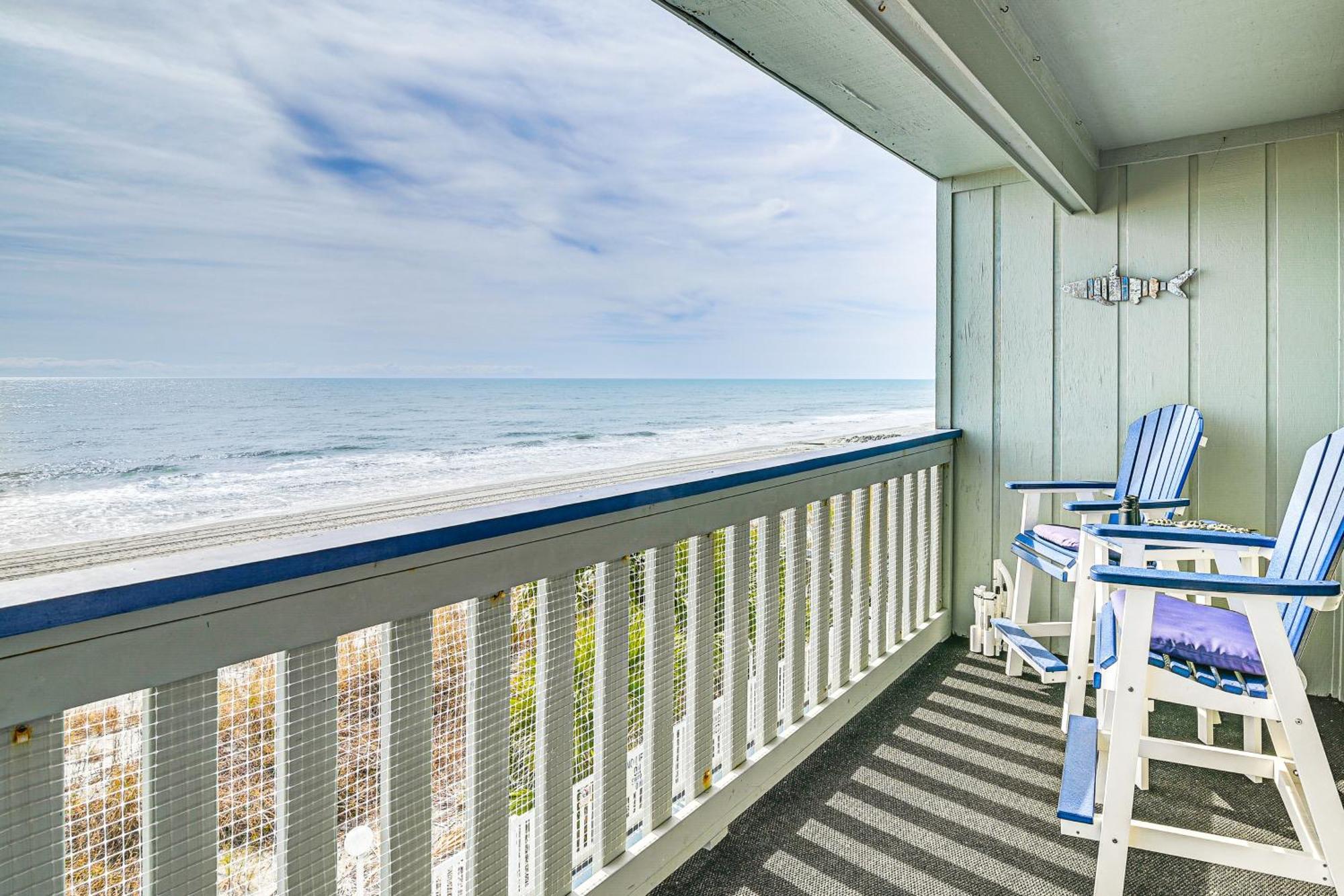 On-The-Beach Escape Oceanfront In Surfside! Myrtle Beach Exteriér fotografie